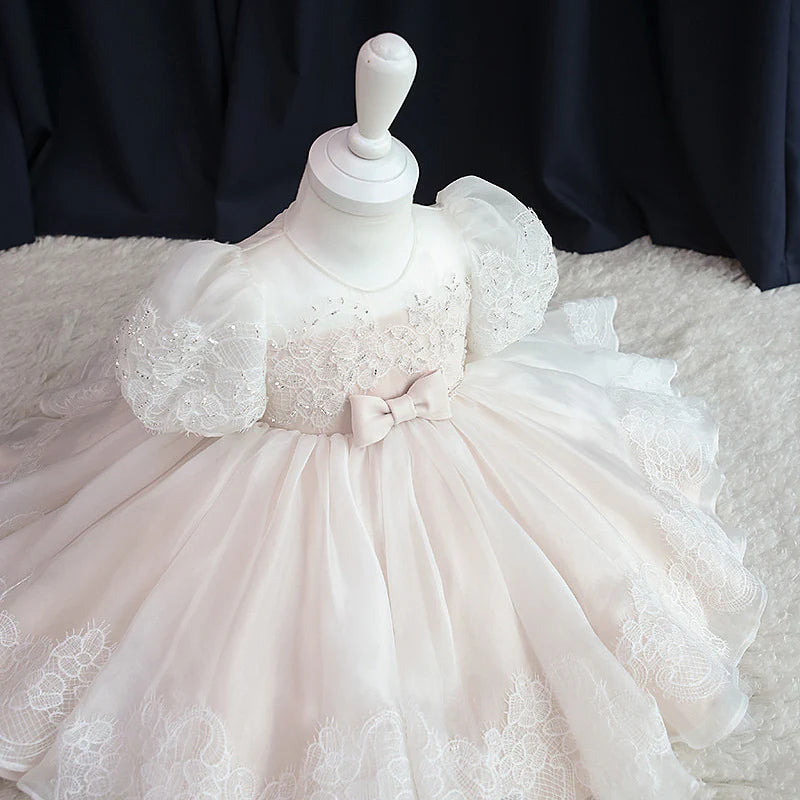 BAPTISM DRESSES BABY GIRL BIRTHDAY PARTY DRESSES TODDLER PROM DRESS FLOWER GIRL DRESSES