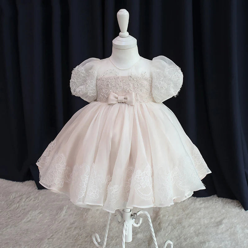 BAPTISM DRESSES BABY GIRL BIRTHDAY PARTY DRESSES TODDLER PROM DRESS FLOWER GIRL DRESSES