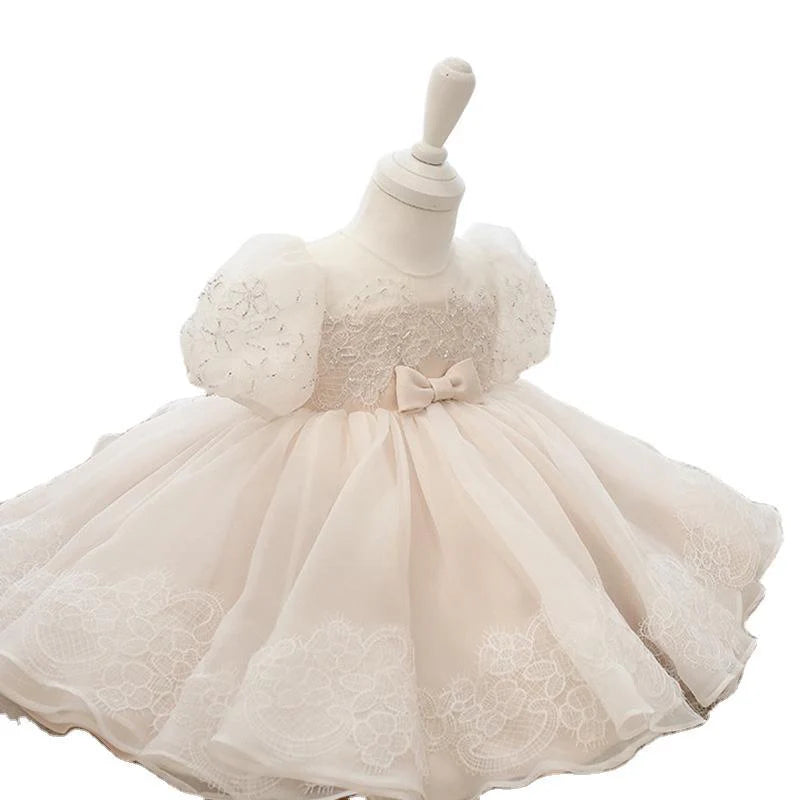 BAPTISM DRESSES BABY GIRL BIRTHDAY PARTY DRESSES TODDLER PROM DRESS FLOWER GIRL DRESSES