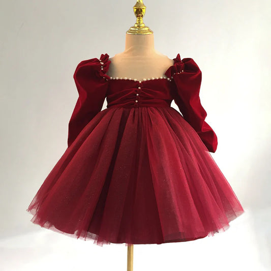 GIRL CHRISTMAS DRESS BABY GIRL PRINCESS FORMAL DRESS GIRL GIRL BIRTHDAY DRESSES TODDLER PROM DRESS