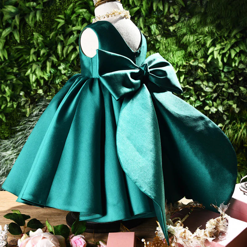 GIRL FORMAL PRINCESS DRESSES TODDLER VINTAGE ELEGANT PUFFY BIRTHDAY PARTY DRESS