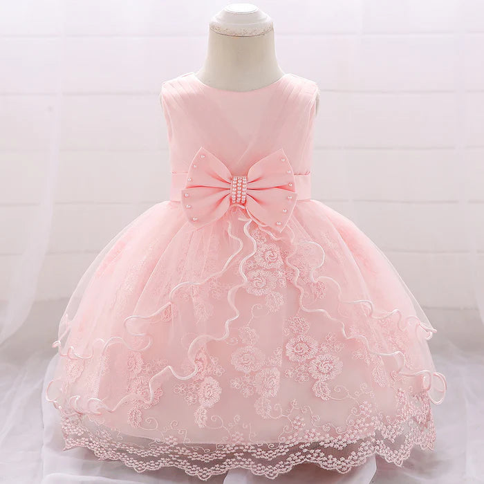 BABY GIRL CUTE FLOWER GIRL PUFFY PRINCESS PARTY DRESS BIRTHDAY PARTY DRESS