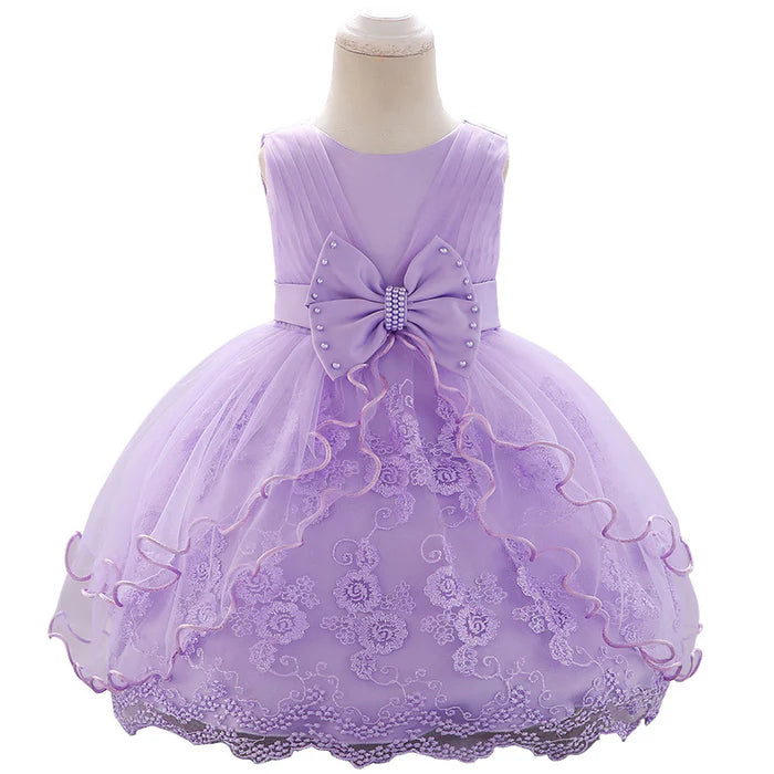 BABY GIRL CUTE FLOWER GIRL PUFFY PRINCESS PARTY DRESS BIRTHDAY PARTY DRESS