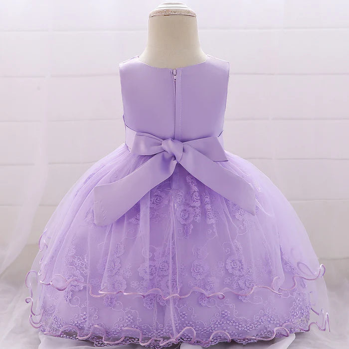 BABY GIRL CUTE FLOWER GIRL PUFFY PRINCESS PARTY DRESS BIRTHDAY PARTY DRESS