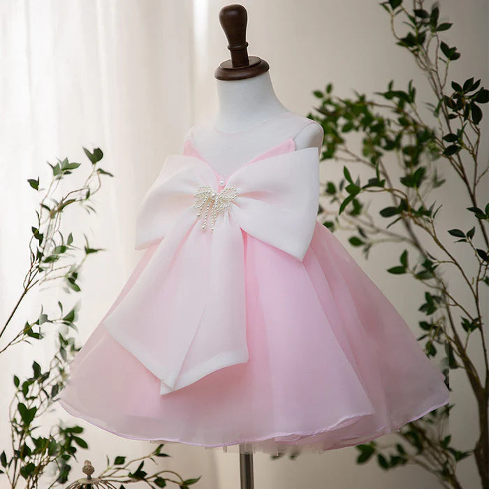 GIRL FORMAL DRESSES BABY GIRL SUMMER BIG BOW CAKE FLUFFY BALL GOWNS PRINCESS DRESSES