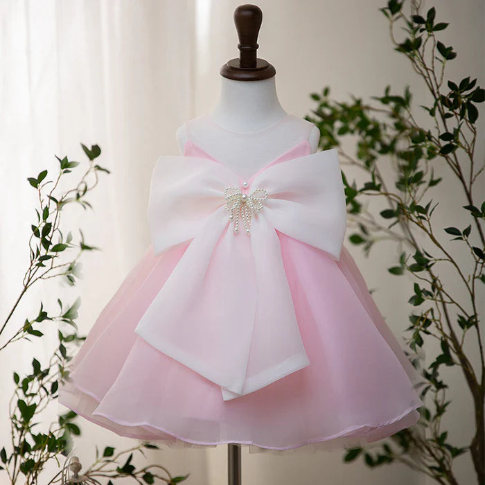 GIRL FORMAL DRESSES BABY GIRL SUMMER BIG BOW CAKE FLUFFY BALL GOWNS PRINCESS DRESSES