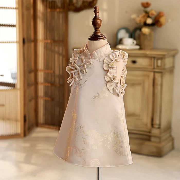 GIRL BIRTHDAY CHEONGSAM FLOWER GIRL WEDDING PRINCESS DRESS