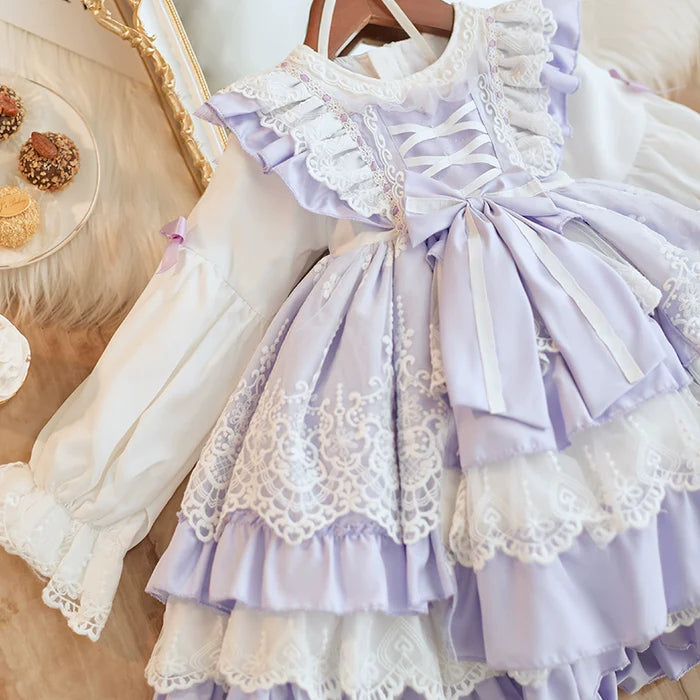 LOLITA PRINCESS DRESS BABY BIRTHDAY DRESS PERFORMANCE PUFFY DRESS