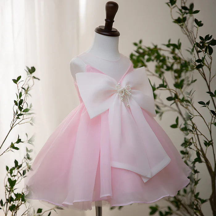 GIRL FORMAL DRESSES BABY GIRL SUMMER BIG BOW CAKE FLUFFY BALL GOWNS PRINCESS DRESSES