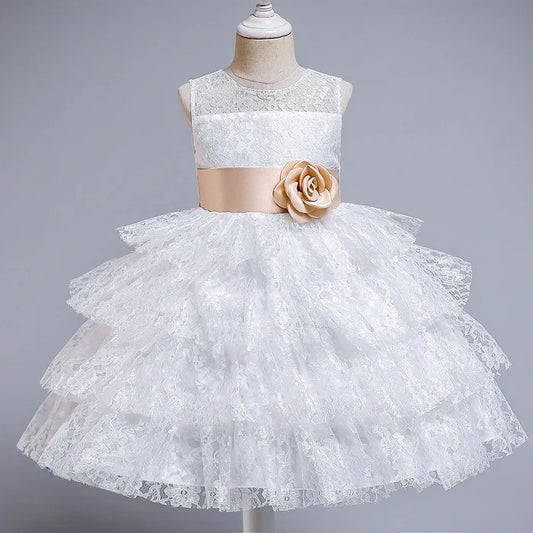 GIRL FORMAL DRESSES BABY GIRL ELEGANT BALL GOWNS FLOWER GIRL DRESS