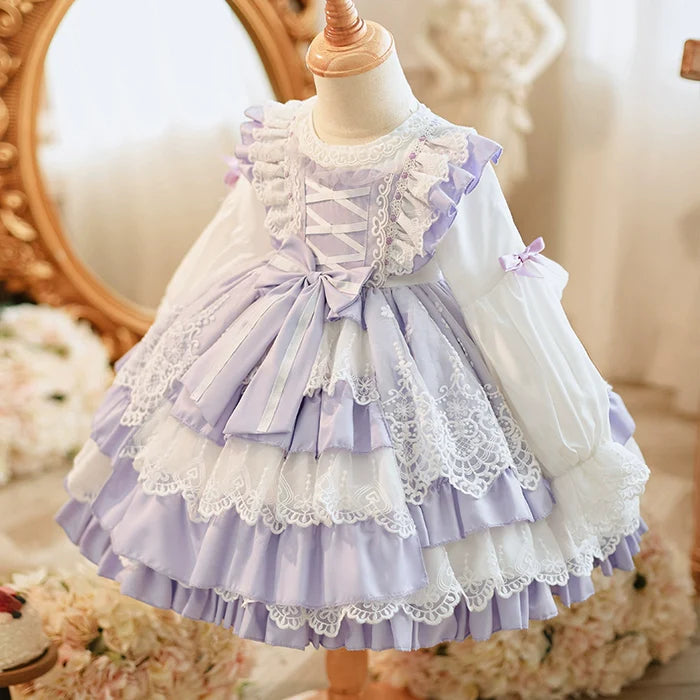 LOLITA PRINCESS DRESS BABY BIRTHDAY DRESS PERFORMANCE PUFFY DRESS