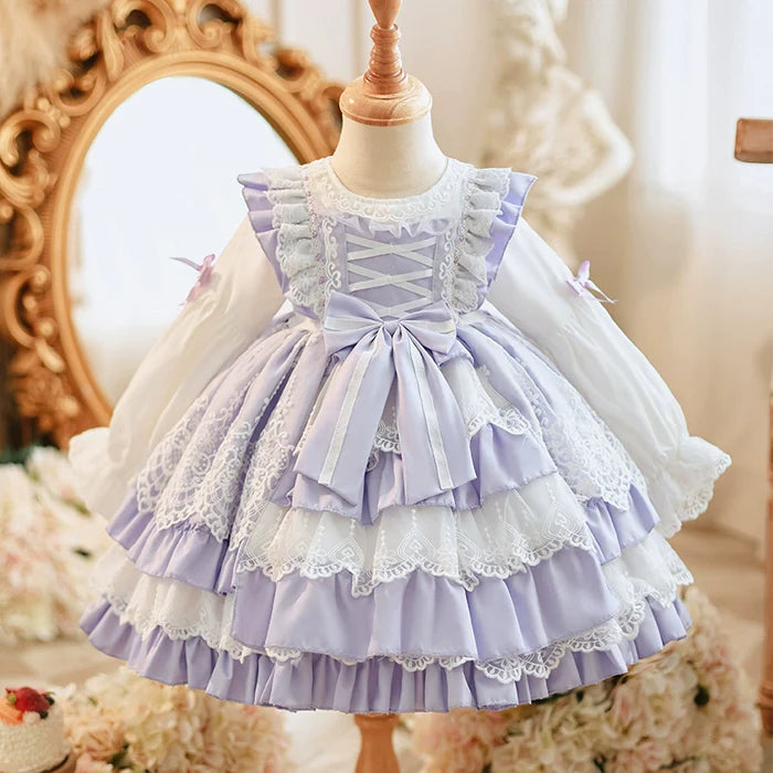 LOLITA PRINCESS DRESS BABY BIRTHDAY DRESS PERFORMANCE PUFFY DRESS