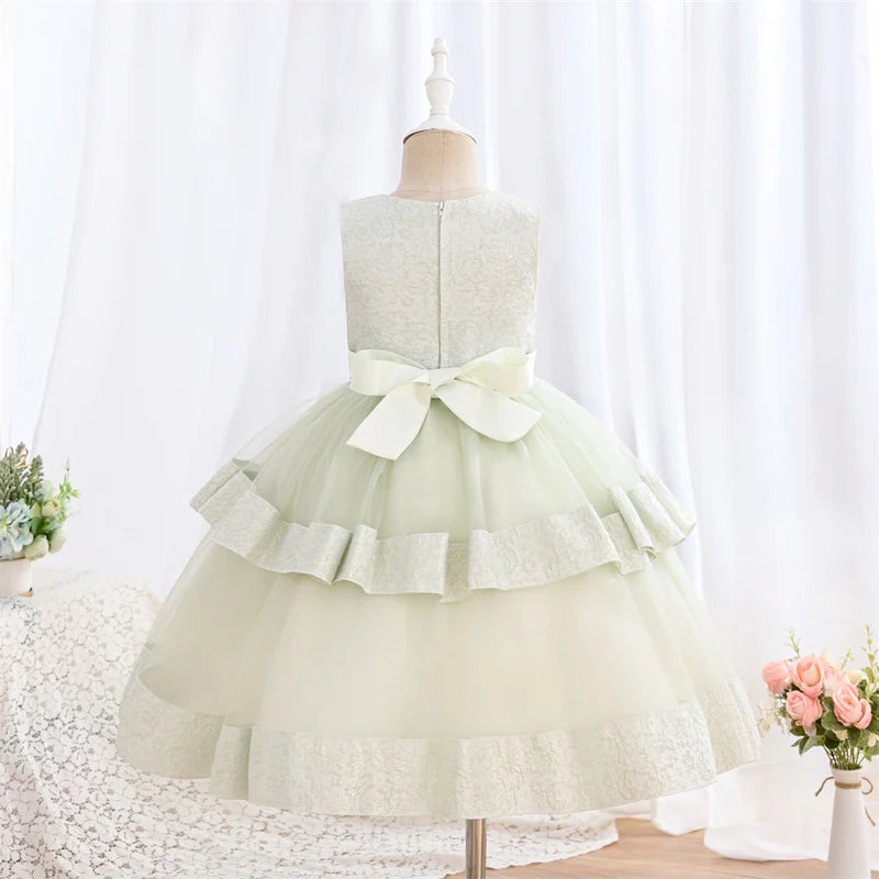 CUTE BABY GIRL EASTER DRESS TWO PIECE PRINCESS DRESS