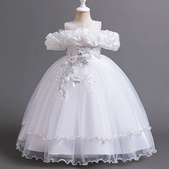 CHILDREN'S BIRTHDAY PRINCESS DRESS GIRL WEDDING ELEGANT DRESS