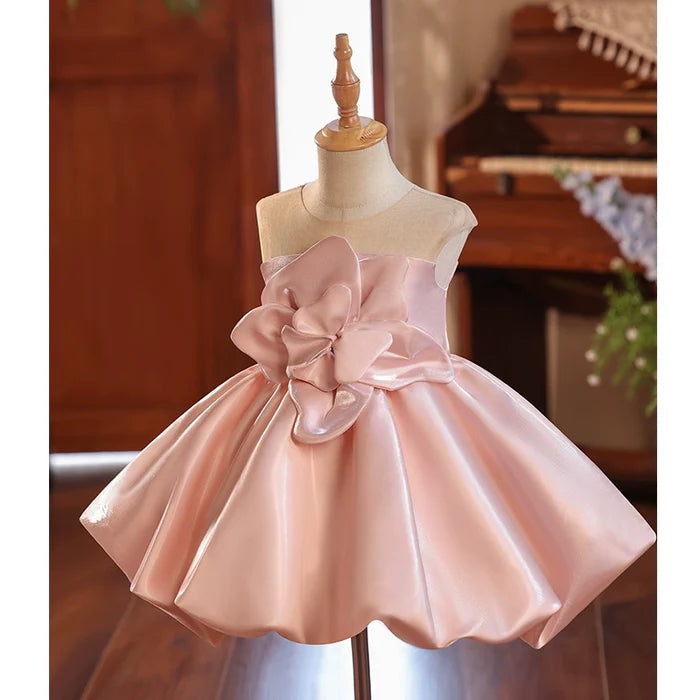 CUTE BABY GIRL FIRST COMMUNION DRESSES TODDLER BIRTHDAY PRINCESS DRESS