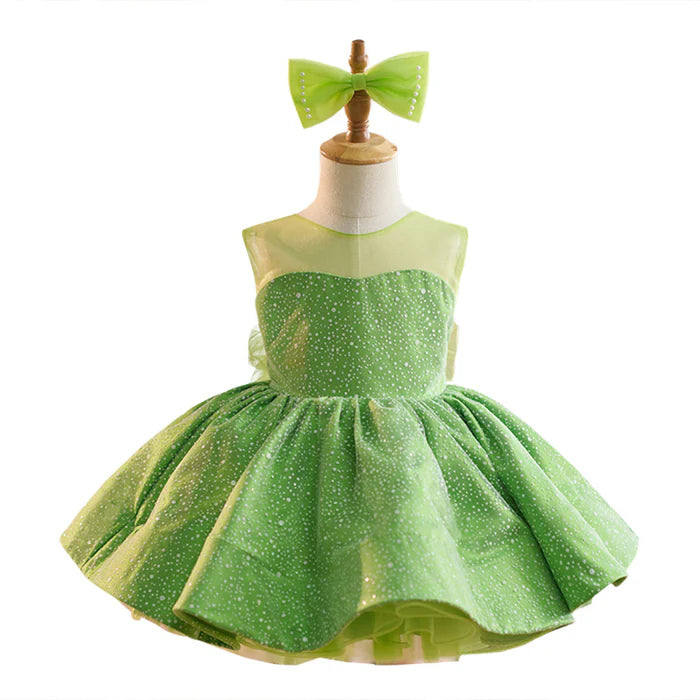 ELEGANT BABY GIRL FESTIVAL DRESS TODDLER PUFFY BIRTHDAY PARTY PRINCESS DRESS