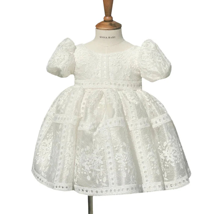 BAPTISM DRESSES BABY GIRL CUTE ELEGANT WEDDING PUFFY WHITE PRINCESS DRESS FLOWER GIRL DRESSES