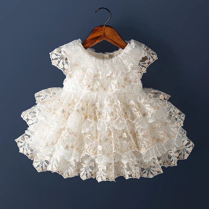 BABY GIRLS EASTER BIG BOWKNOT DRESSES BALL GOWN PARTY DRESS VINTAGE LOLITA PRINCESS DRESS