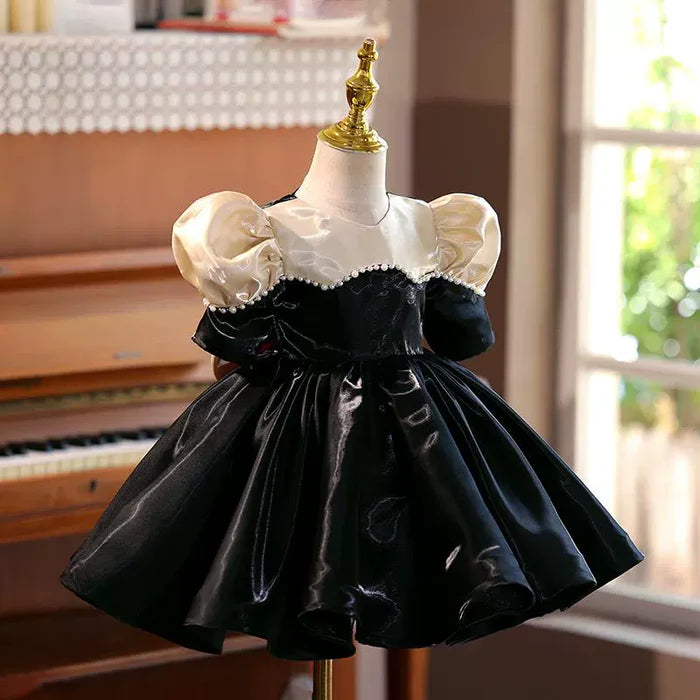 LUXURY BABY GIRL BEAUTY PAGEANT DRESS TODDLER BIRTHDAY PARTY PRINCESS DRESS