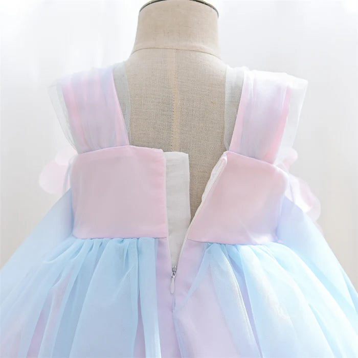 ELEGANT BABY GIRLS BEAUTY PAGEANT DRESSES TODDLER CHRISTENING DRESSES