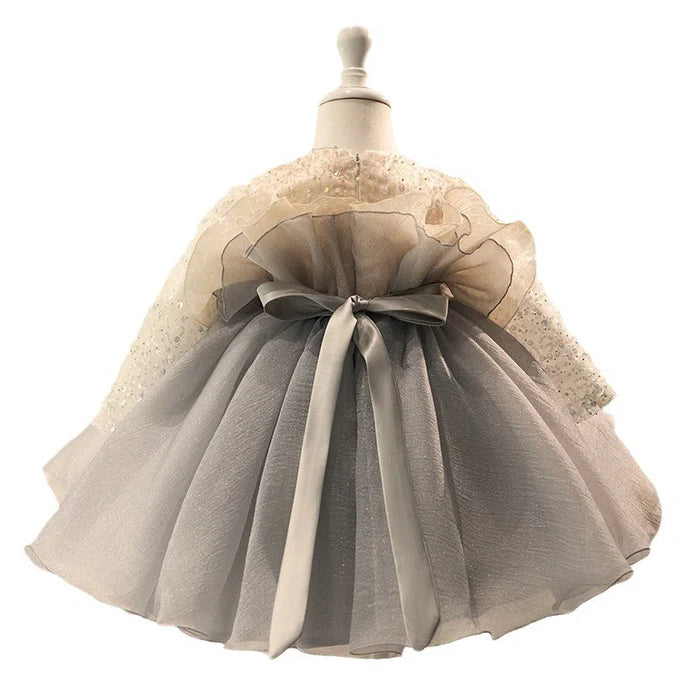 BABY GIRL CHRISTMAS DRESS FIRST COMMUNION DRESSES TODDLER FLUFFY BIRTHDAY PRINCESS DRESS