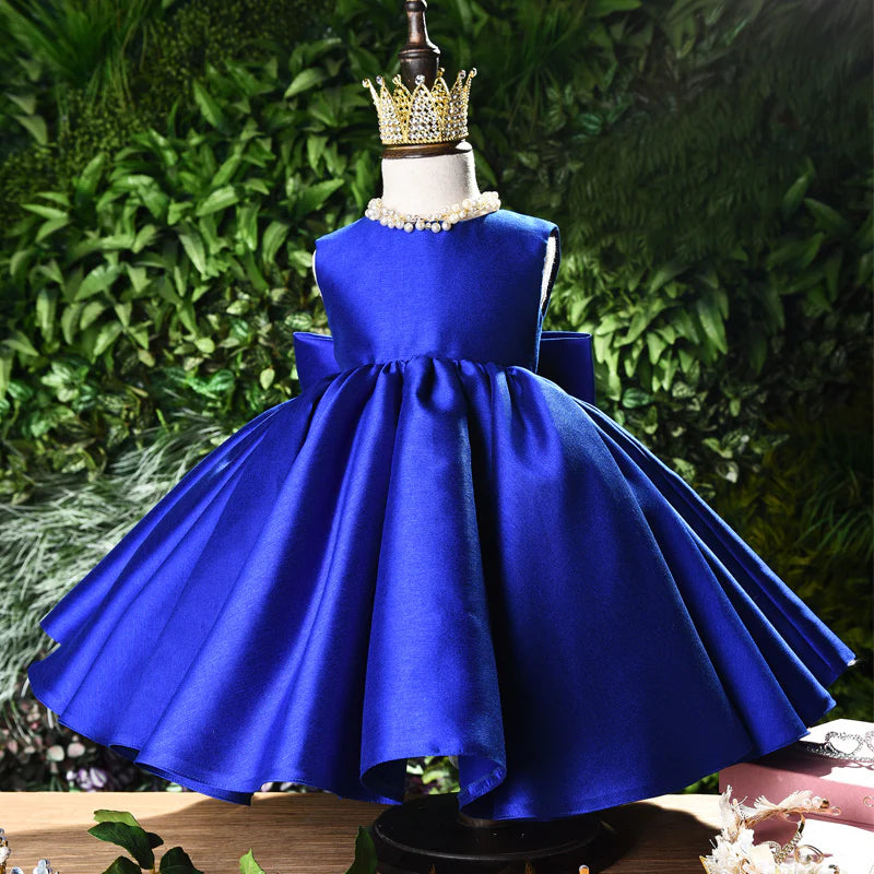 GIRL FORMAL PRINCESS DRESSES TODDLER VINTAGE ELEGANT PUFFY BIRTHDAY PARTY DRESS