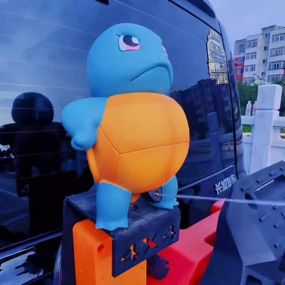 Pokemon water spray car Water Squirtle