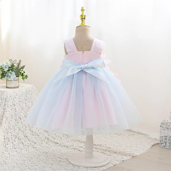 ELEGANT BABY GIRLS BEAUTY PAGEANT DRESSES TODDLER CHRISTENING DRESSES