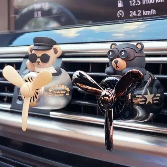 Bear Pilot Car Air Freshener